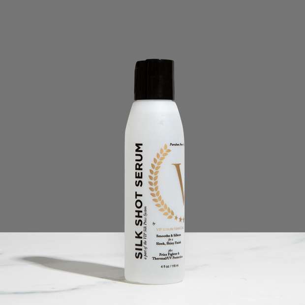 Silk Shot Smoothing Serum – Frizz Control + Heat Protectant– Mela-Glo ...