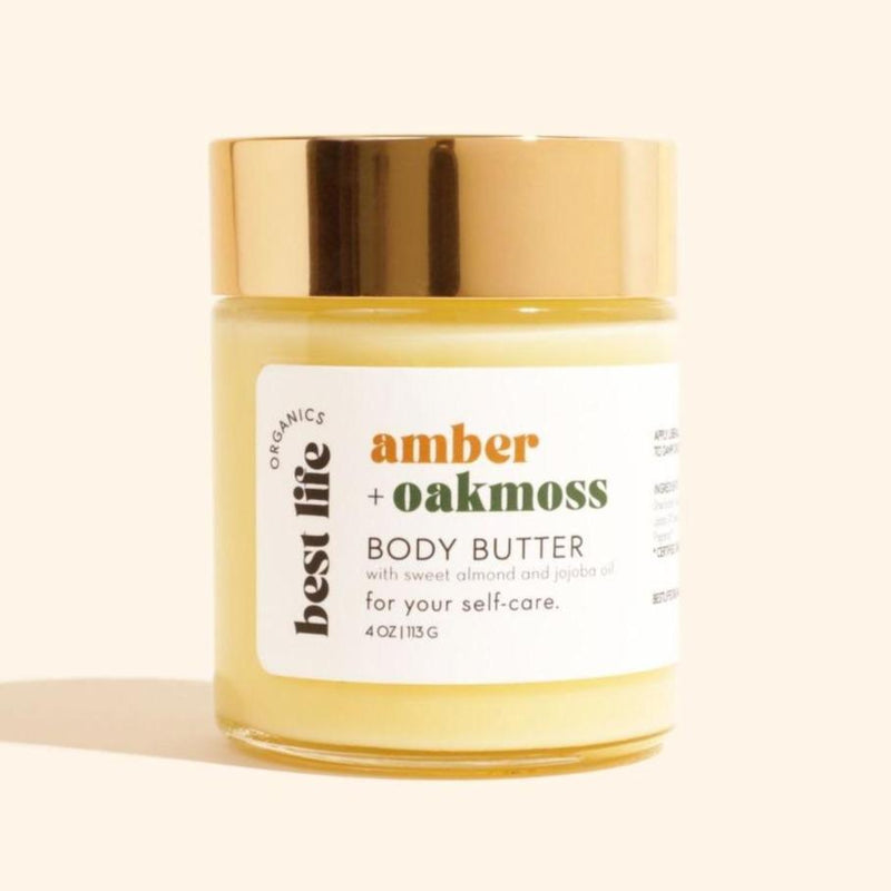 Amber + Oakmoss Body Butter - Mela-Glo Beauty