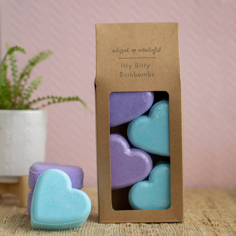 Sweetheart Bath Bomb - Lavender & Coconut - Mela-Glo Beauty